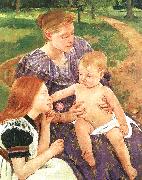 Mary Cassatt The Family Spain oil painting reproduction